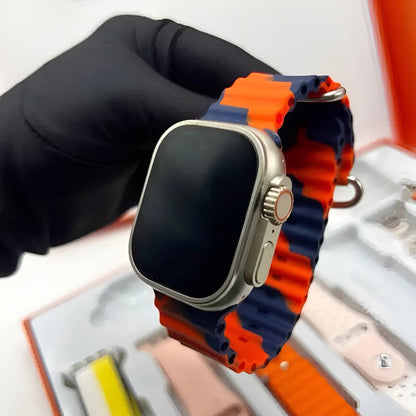 Ultra Smartwatch for Boys & Girls Best Gift, 7 Straps, Bluetooth Calling, Fitness Tracker