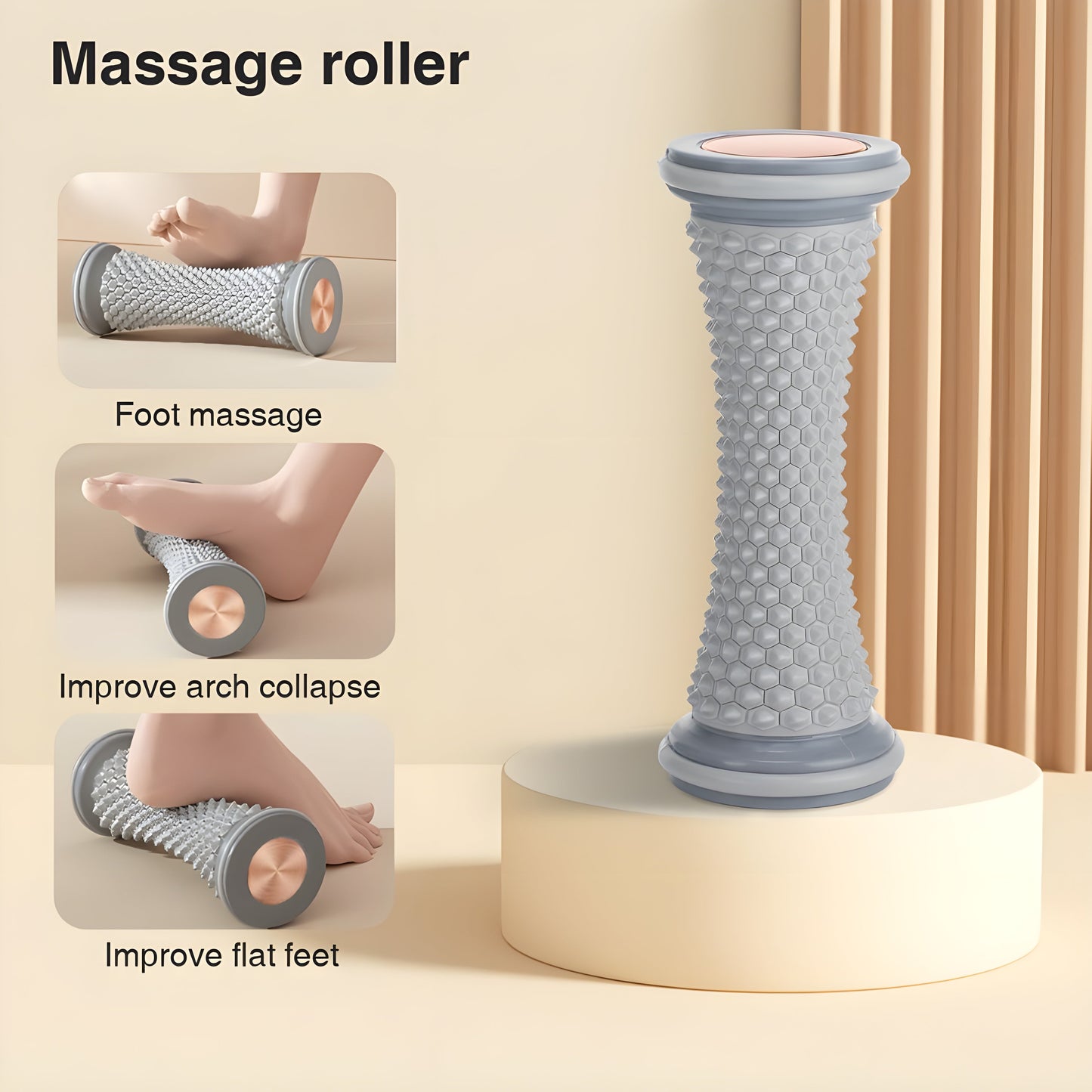 Ultimate Foot Massage Roller - Relieve Pain, Boost Comfort & Posture | Home & Office Use | Excellent For Sugar Patient